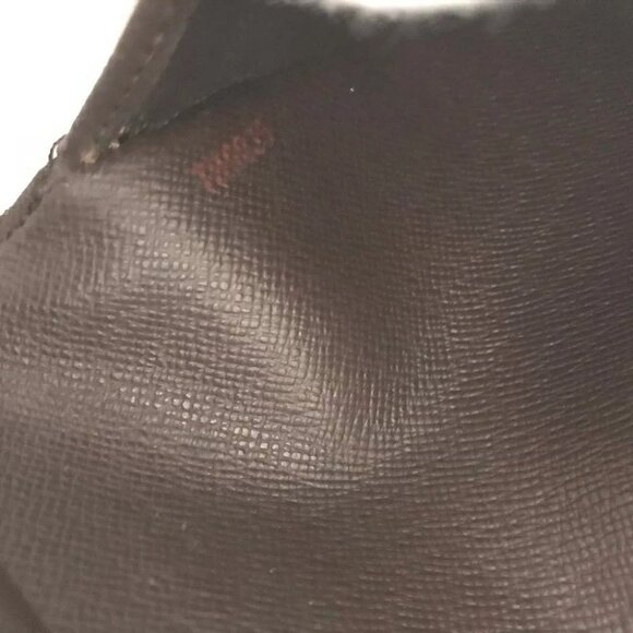 374198AX (V2) Louis Vuitton Wallet Long Porte Tresor International Brown Damier - Picture 8 of 9